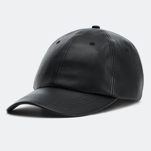 FABLETICS Black Vegan Leather Dad Cap NWT